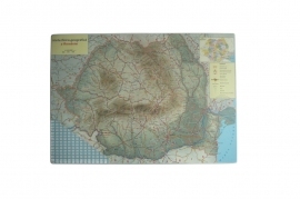 Mapa suport de birou, PAGICOM buretata, cu harta